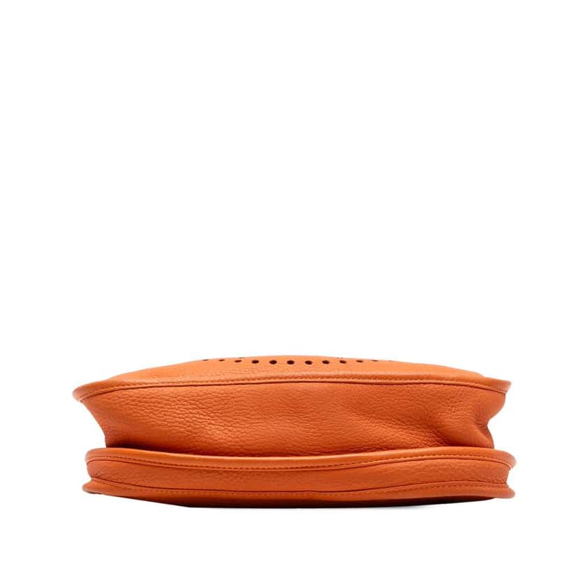 Hermès Clemence Evelyne III 29 Orange Leather Good condition - Inside View