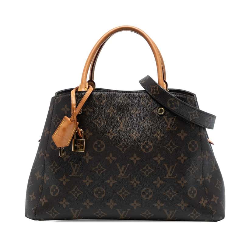 Louis Vuitton Monogram Montaigne MM Brown Good condition - Front View