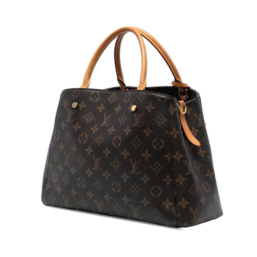 Louis Vuitton Monogram Montaigne MM Brown Good condition - Back View