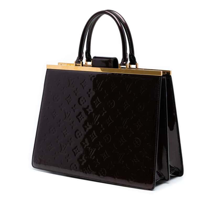 Louis Vuitton Monogram Vernis Deesse GM Purple Leather Good condition - Back View