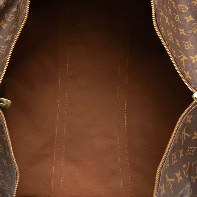 Louis Vuitton Monogram Keepall Bandouliere 60 Brown Good condition - Model View