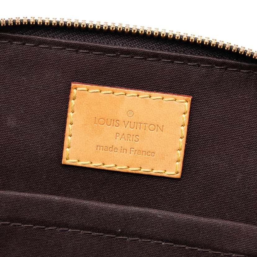 Louis Vuitton Monogram Vernis Alma BB Purple Leather Good condition - Box View