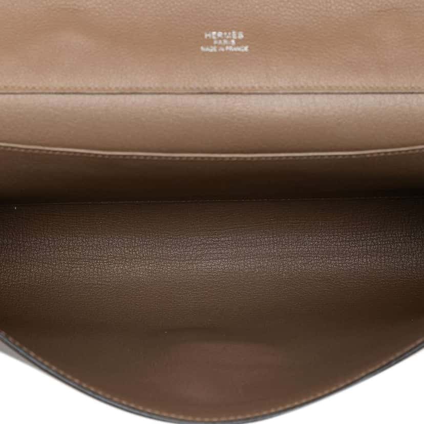 Hermès Evercolor Sac A Depeches 38 Brown Leather Good condition - Model View