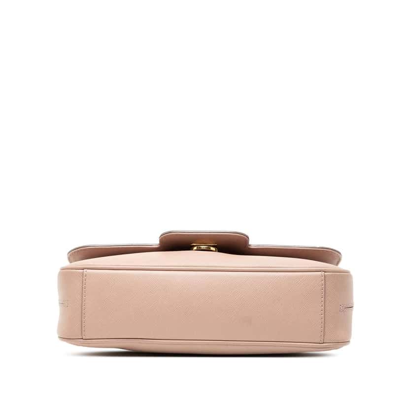 Salvatore Ferragamo Leather Gancini Luciana Chain Flap Brown Leather Good condition - Inside View