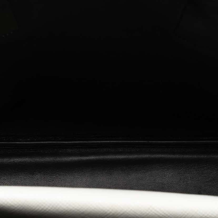 Prada Large Saffiano Cuir Double Satchel White Leather Good condition - Model View