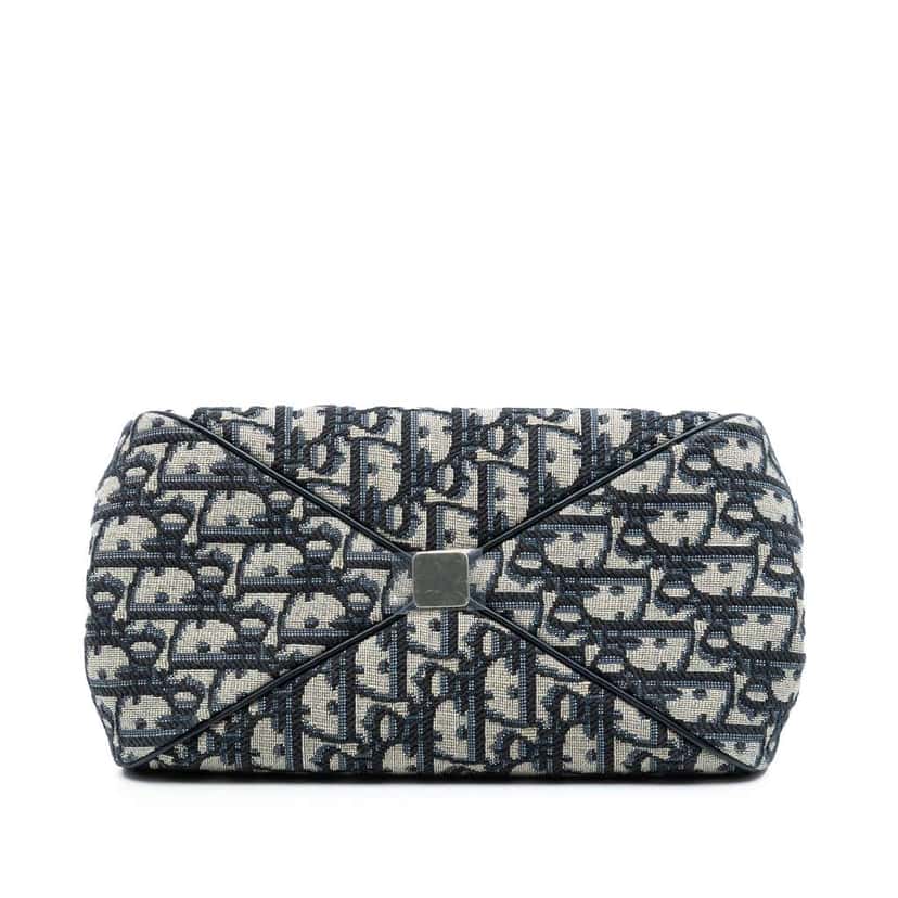 Dior Oblique Canvas Key Shoulder Bag Blue Canvas Very good condition - Inside View