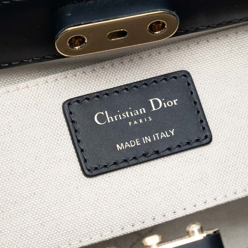 Dior Oblique Canvas Key Shoulder Bag Blue Canvas Very good condition - Box View