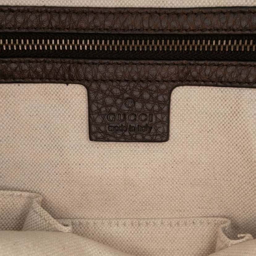 Gucci GG Canvas Laidback Crafty Handbag Brown Canvas Good condition - Box View
