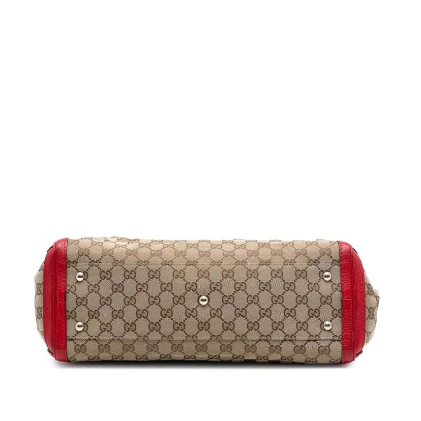 Gucci Medium GG Canvas Bella Tote Brown Canvas Good condition - Inside View