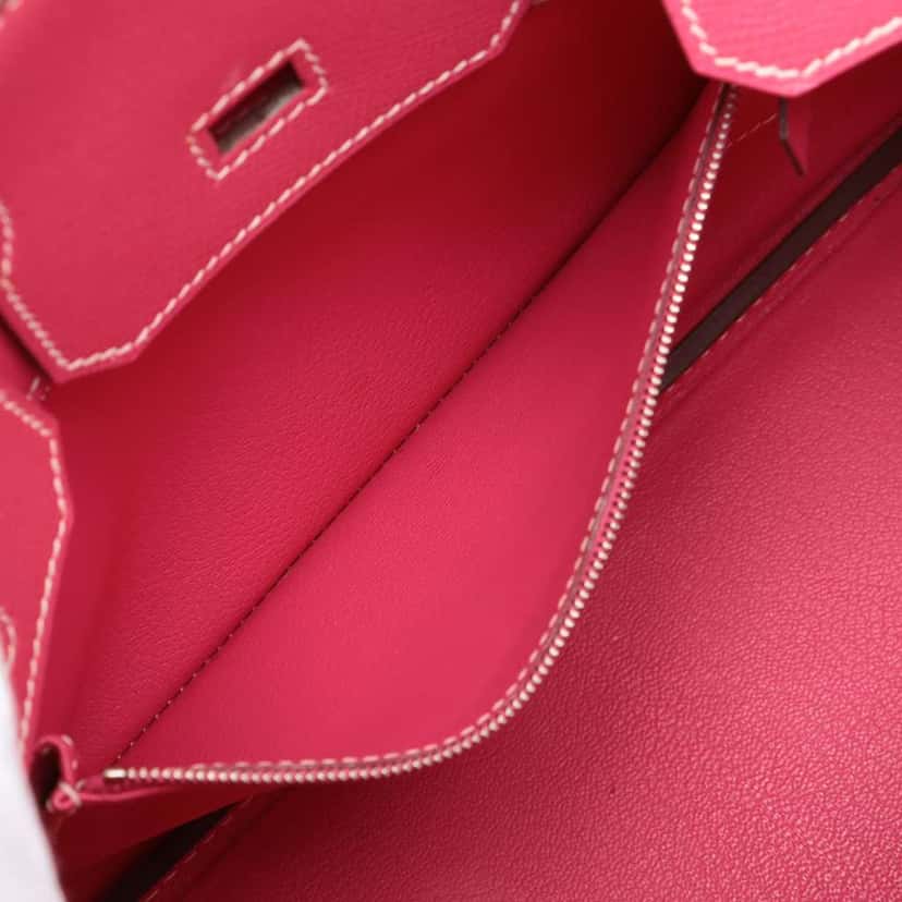 Hermès Epsom Birkin Retourne 30 Pink Leather Good condition - Box View