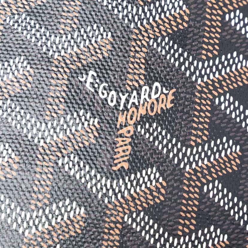 Goyard Goyardine Capetien MM Messenger Bag Black Canvas Good condition - Box View
