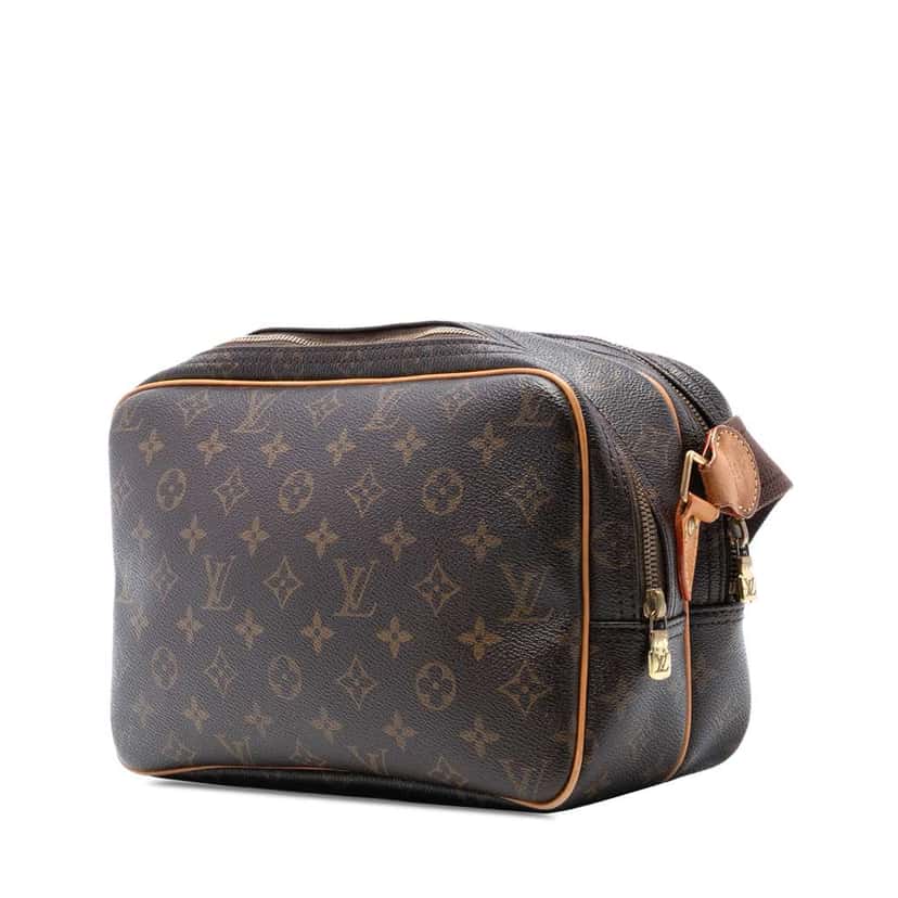 Louis Vuitton Monogram Reporter PM Brown Good condition - Back View