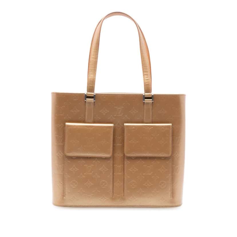 Louis Vuitton Monogram Mat Wilwood Brown Leather Good condition - Front View