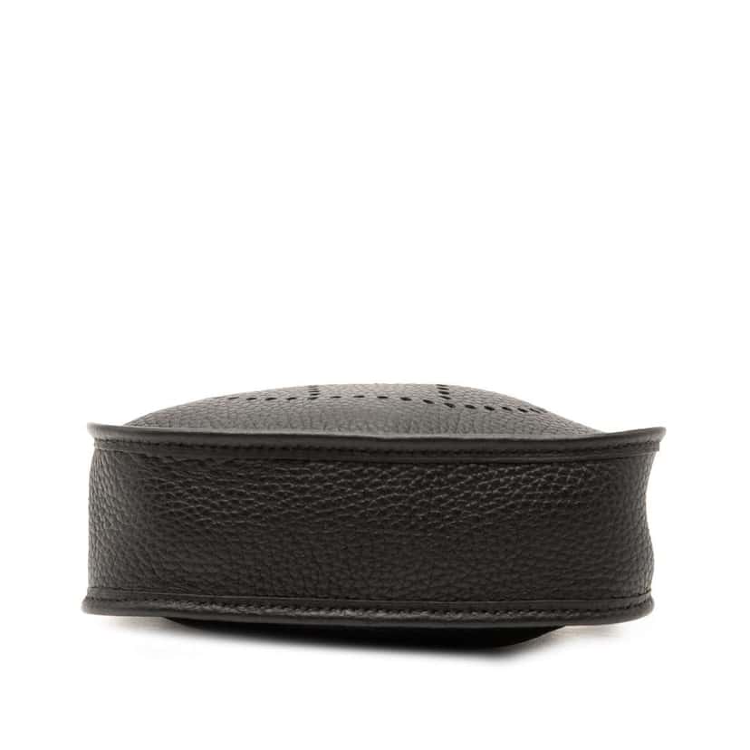 Hermès Clemence Evelyne TPM Black Leather Very good condition - Inside View