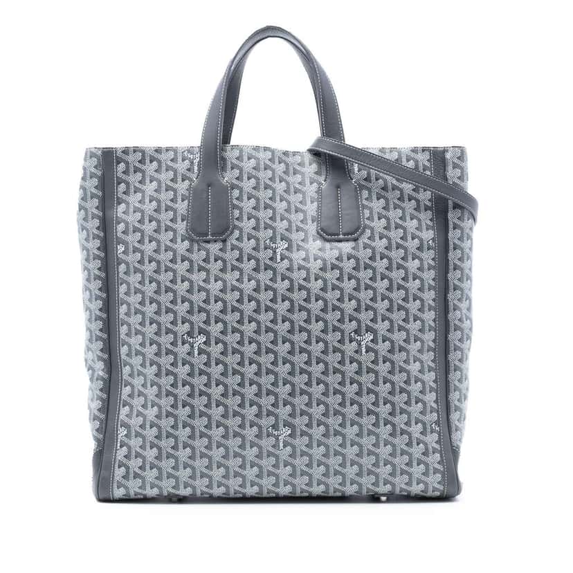 Goyard Goyardine Voltaire Grey Canvas Very good condition - Front View