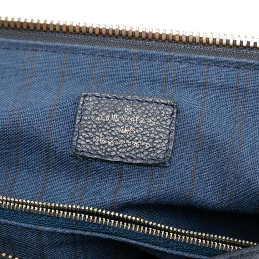 Louis Vuitton Monogram Empreinte Lumineuse PM Blue Leather Good condition - Box View