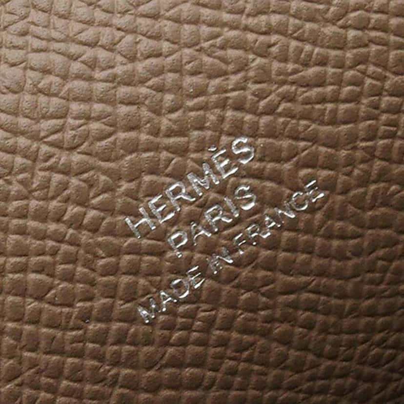 Hermès Epsom Hermesnap Wallet Brown Leather Good condition - Model View