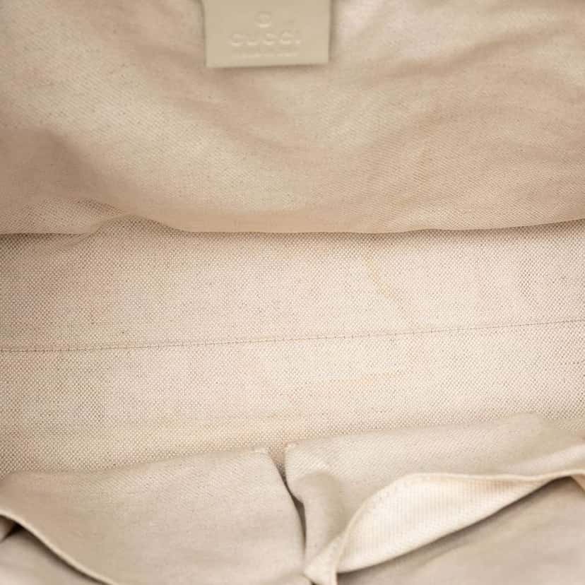 Gucci Large GG Canvas Emily Shoulder Bag Brown Canvas Good condition - Model View