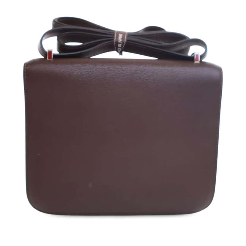 Hermès Mini Swift Verso Constance 18 Red Leather Good condition - Inside View