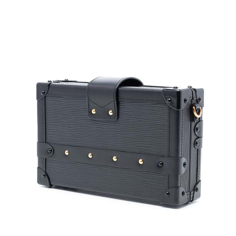 Louis Vuitton Epi Petite Malle Black Leather Good condition - Back View