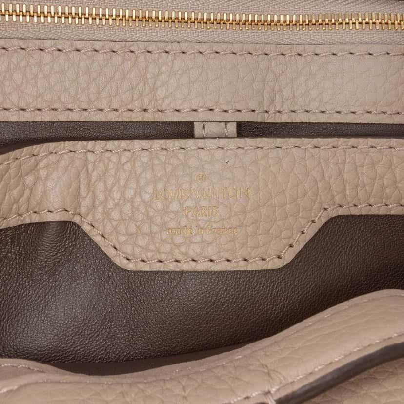 Louis Vuitton Taurillon Capucines BB Brown Leather Good condition - Box View