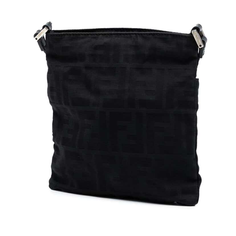 Fendi Zucca Canvas Crossbody Black Canvas Very good condition - Back View