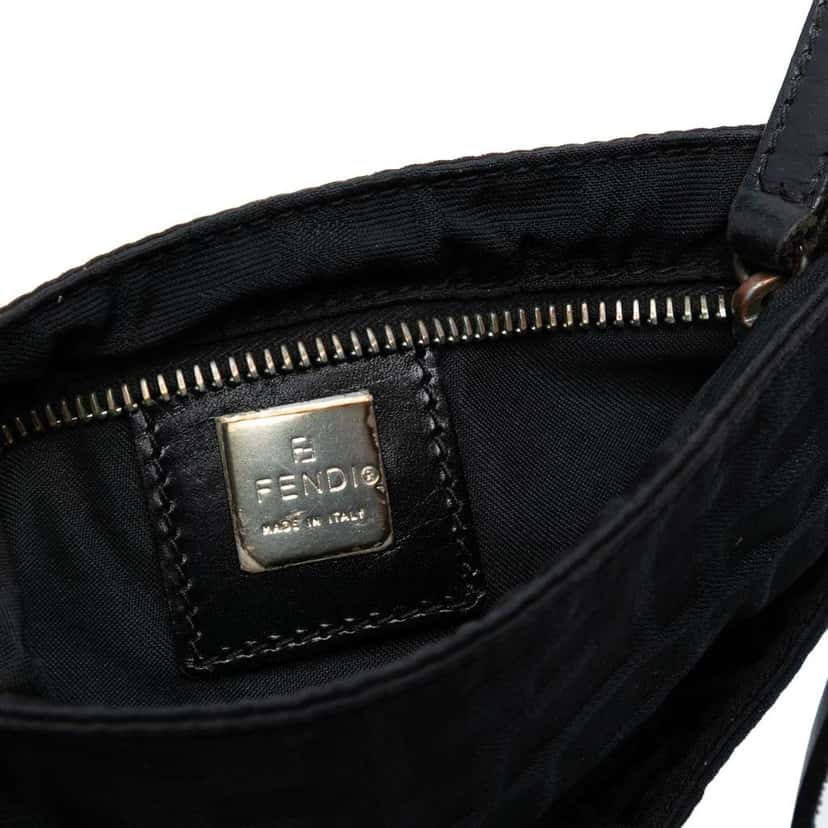 Fendi Zucca Canvas Crossbody Black Canvas Very good condition - Box View