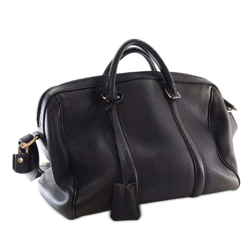 Louis Vuitton Sofia Coppola Veau Cachemire SC MM Black Leather Good condition - Back View