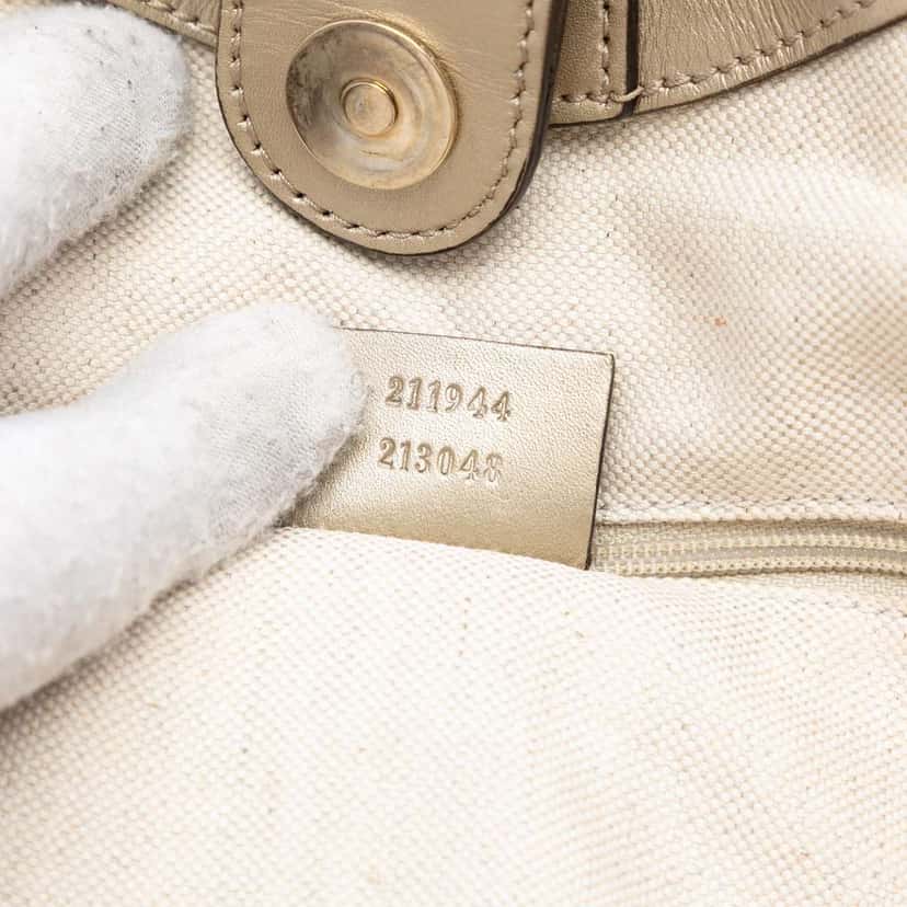 Gucci Medium GG Canvas Sukey Tote Brown Canvas Good condition - Box View