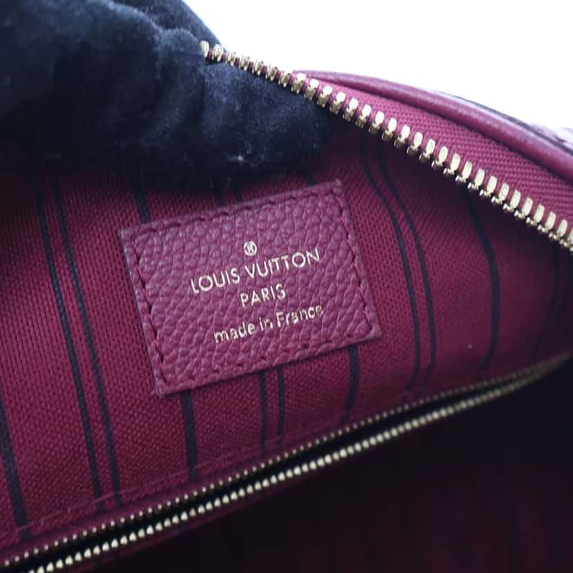 Louis Vuitton Monogram Empreinte Speedy Bandouliere 25 Red Leather Good condition - Box View