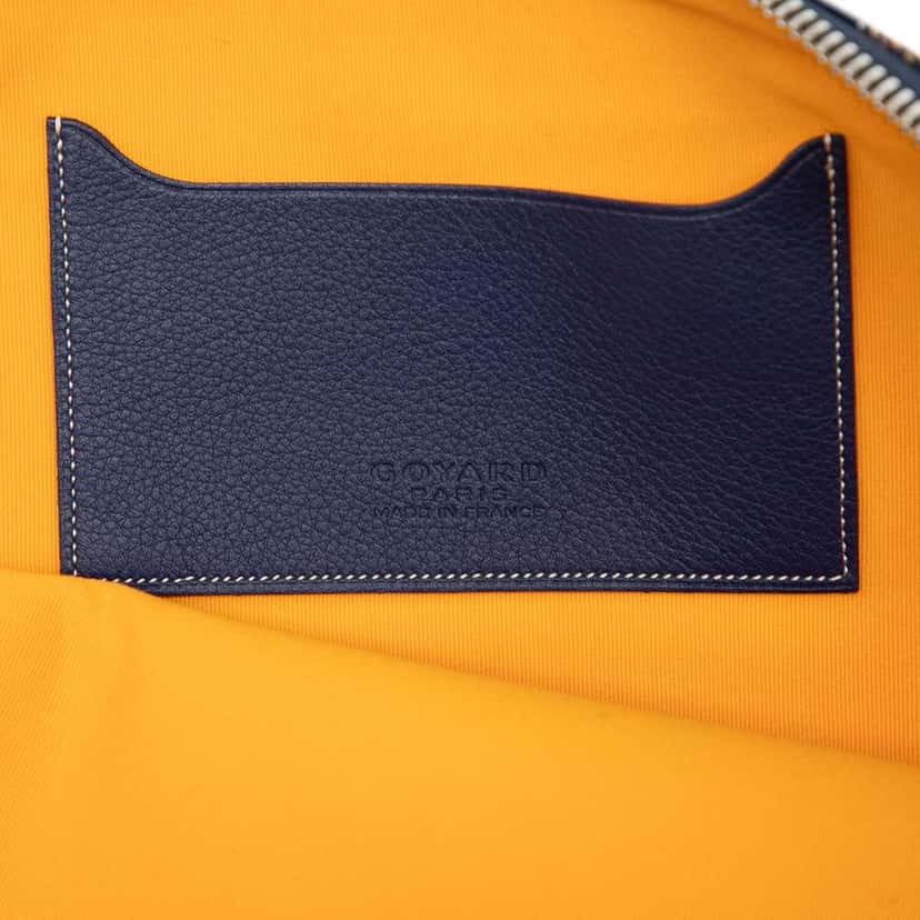 Goyard Goyardine Senat GM Blue Canvas Good condition - Box View