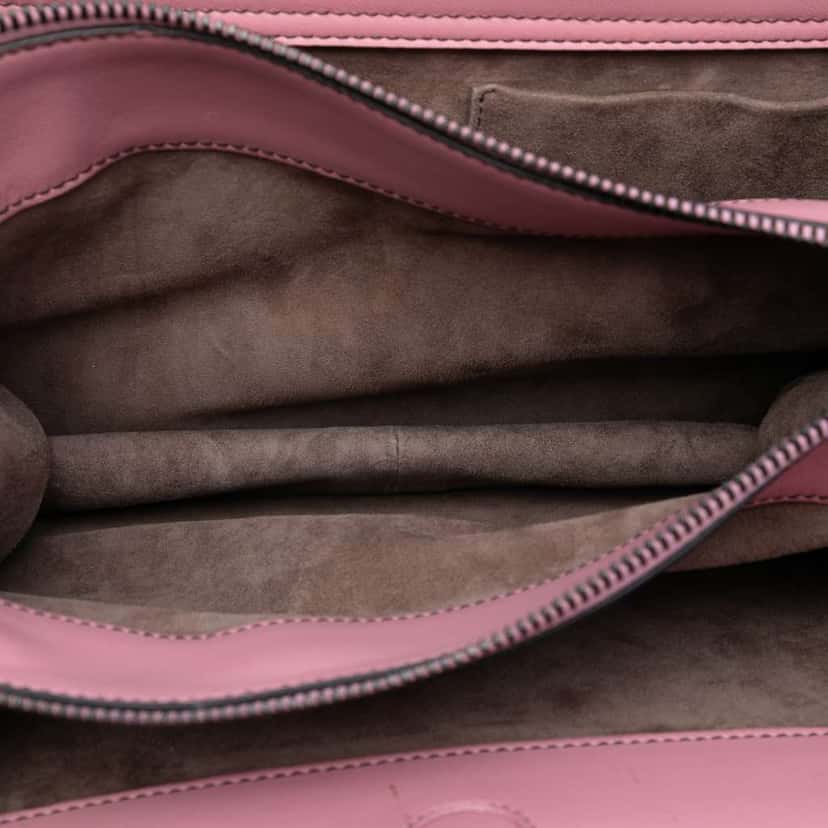 Bottega Veneta Nappa Intrecciato Chain Shoulder Bag Pink Leather Very good condition - Model View