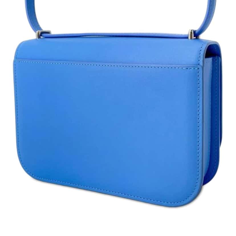 Loewe Small Leather Goya Crossbody Blue Leather Good condition - Back View