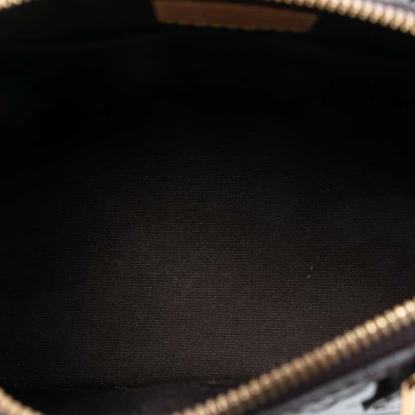 Louis Vuitton Monogram Vernis Alma BB Purple Leather Good condition - Model View