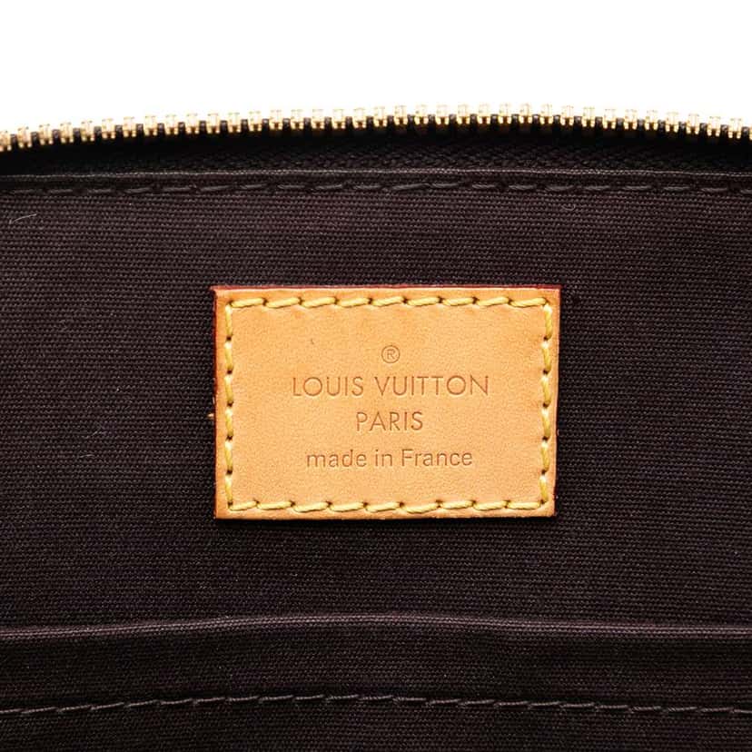 Louis Vuitton Monogram Vernis Alma BB Purple Leather Good condition - Box View