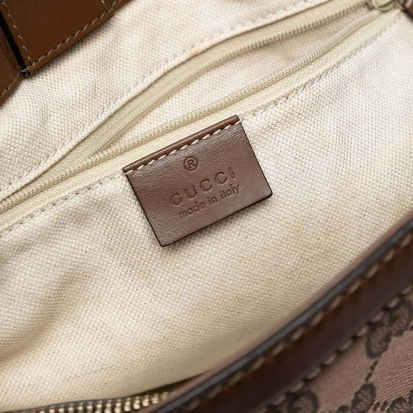 Gucci GG Canvas Sukey Tote Brown Canvas Good condition - Box View