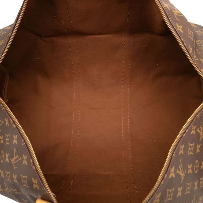 Louis Vuitton Monogram Keepall Bandouliere 60 Brown Good condition - Model View