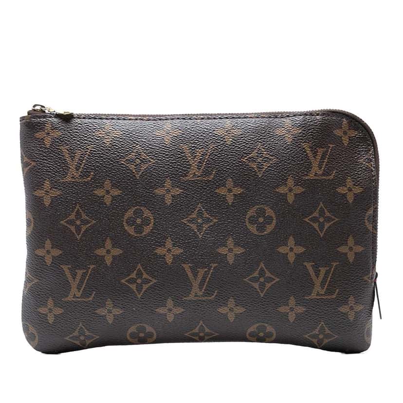 Louis Vuitton Monogram Etui Voyageur PM Brown Good condition - Front View