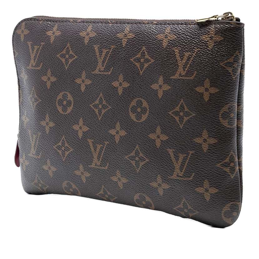Louis Vuitton Monogram Etui Voyageur PM Brown Good condition - Back View