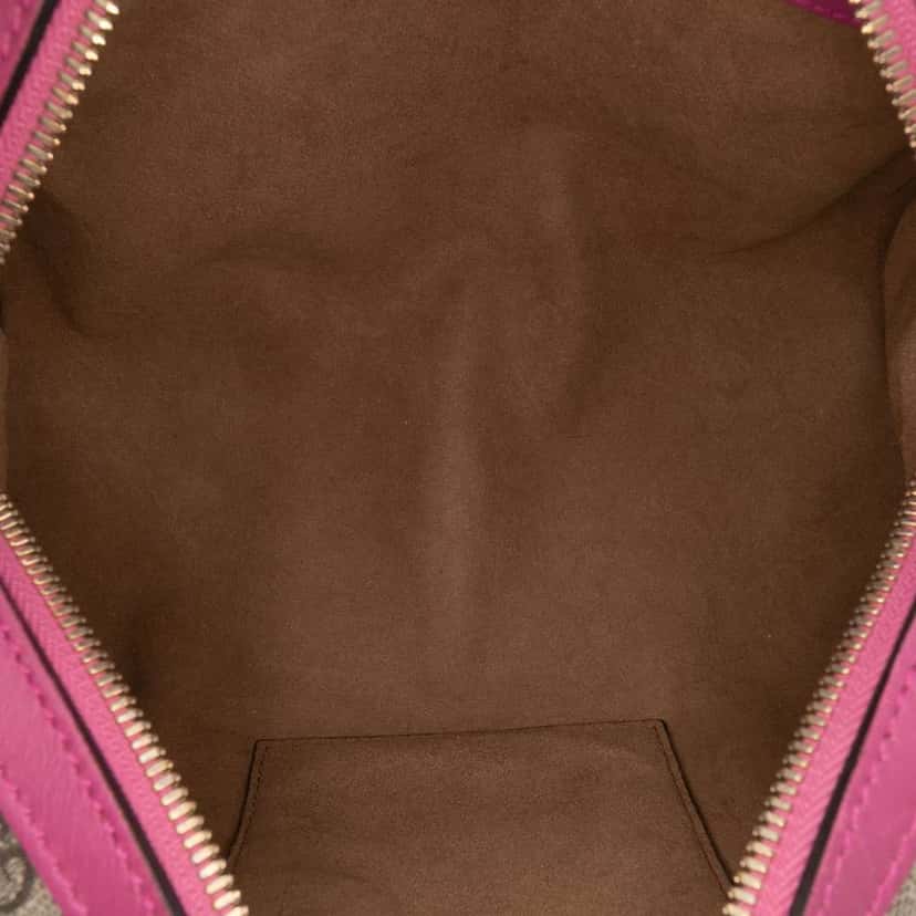 Gucci Small GG Supreme Satchel Brown Canvas Good condition - Model View
