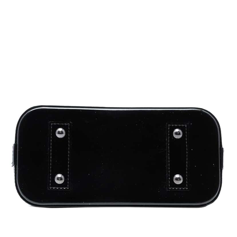 Louis Vuitton Monogram Vernis Alma BB Black Leather Good condition - Inside View
