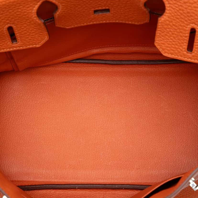 Hermès Togo Birkin Retourne 30 Orange Leather Good condition - Model View