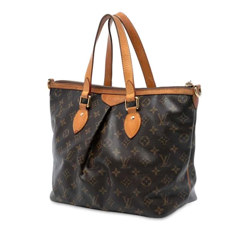 Louis Vuitton Monogram Palermo PM Brown Fair condition - Back View
