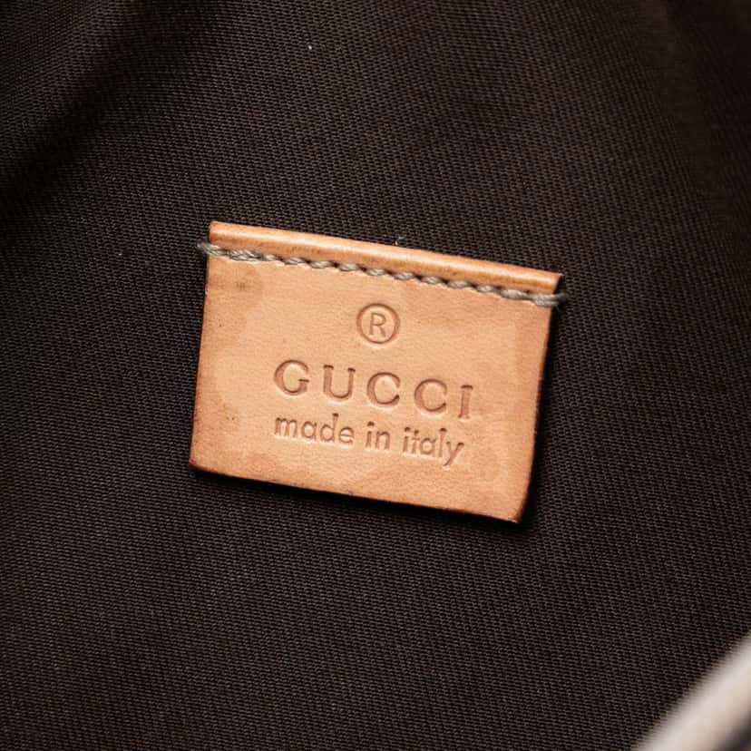 Gucci GG Canvas Abbey D Ring Pochette Brown Canvas Good condition - Box View