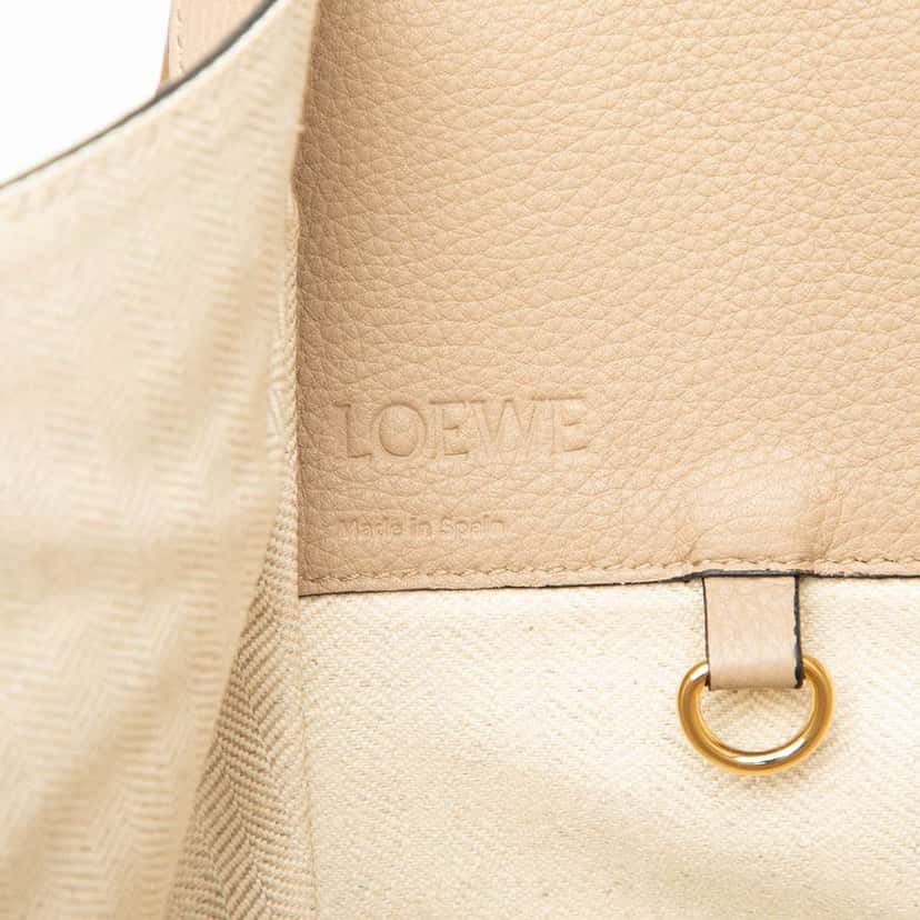 Loewe Small Leather Hammock Bag Brown Leather Good condition - Box View