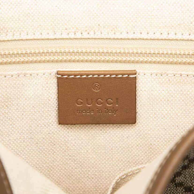 Gucci Diamante Coated Canvas Crossbody Brown Canvas Good condition - Box View