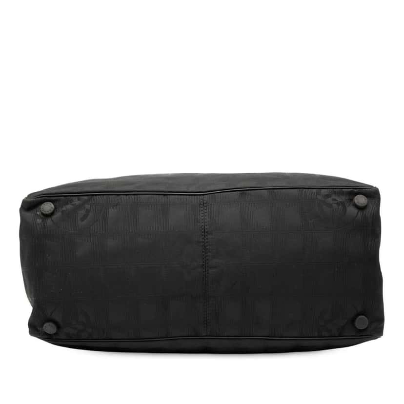 Chanel New Travel Line Nylon Tote Black Good condition - Inside View