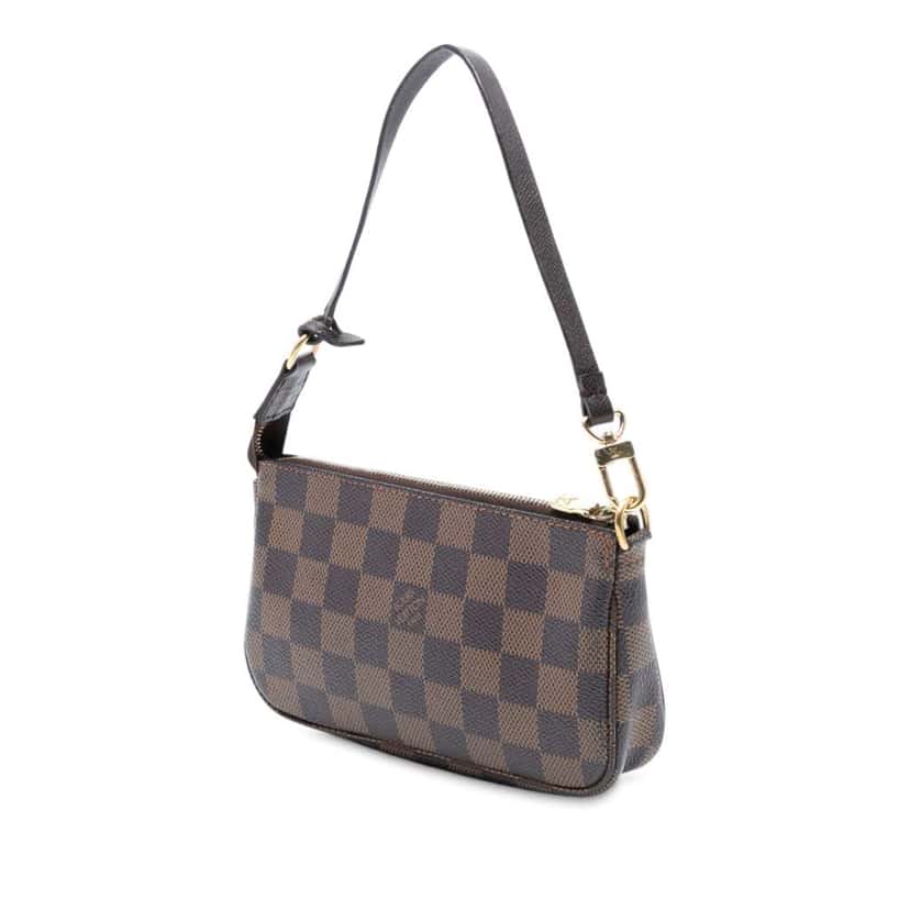 Louis Vuitton Damier Ebene Mini Pochette Accessoires Brown Good condition - Back View