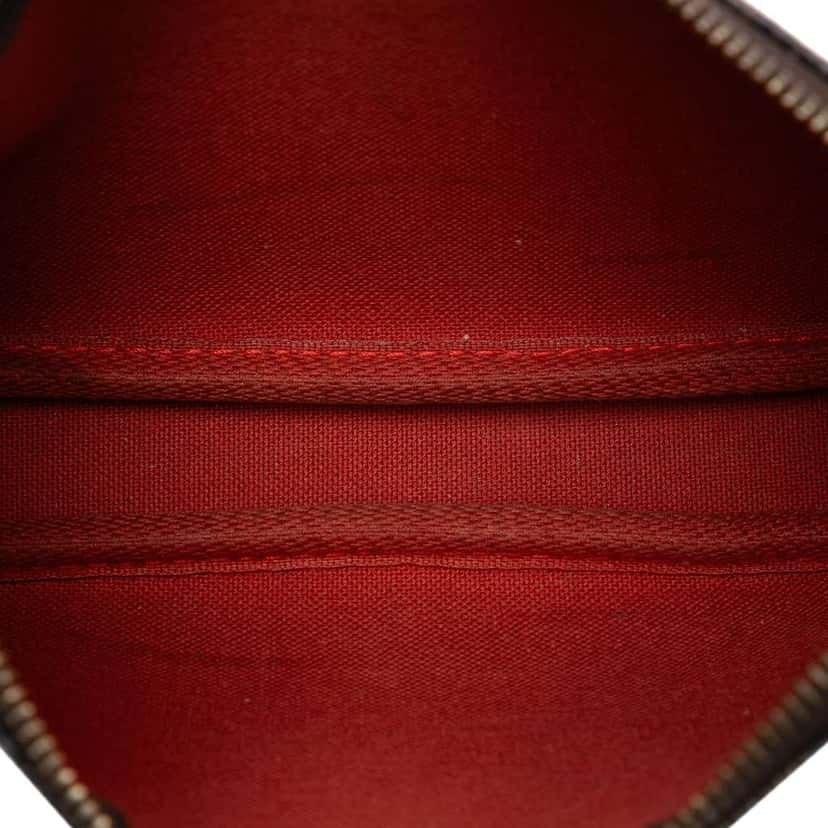 Louis Vuitton Damier Ebene Mini Pochette Accessoires Brown Good condition - Model View
