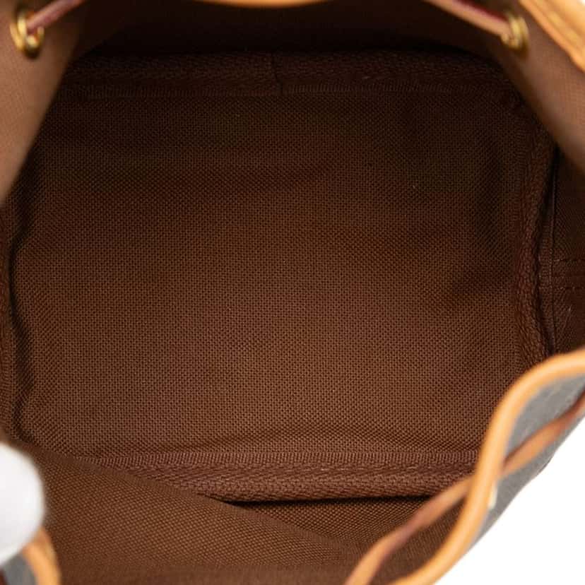 Louis Vuitton Monogram Nano Noe Brown Good condition - Model View